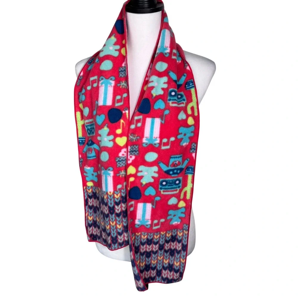 Build a Bear Workshop Cubscription Box Red‎ Fleece Scarf WINTER 2020